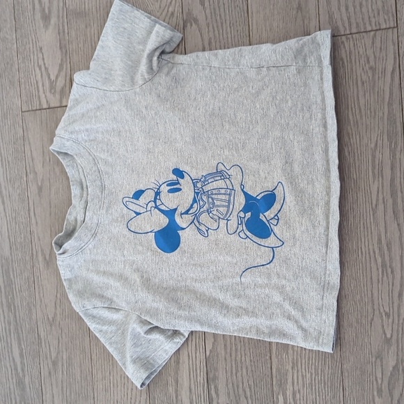 Gap Kids Disney Minnie Mouse Goofy Crop Graphic T-Shirts Size 8 Great Condition - Picture 2 of 4